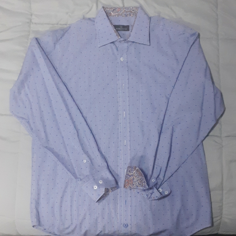 Men's X l Bugatchi uomo long-sleeved casual button